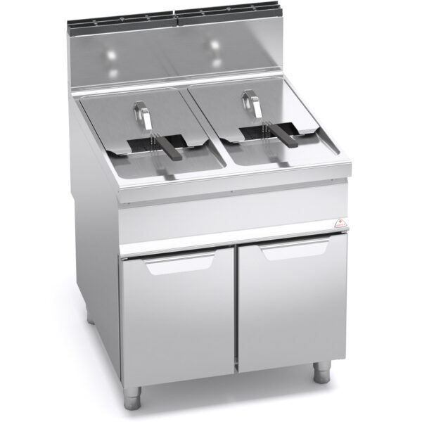 BERTOS(ITALY) - GAS FRYER 20+20 LITERS